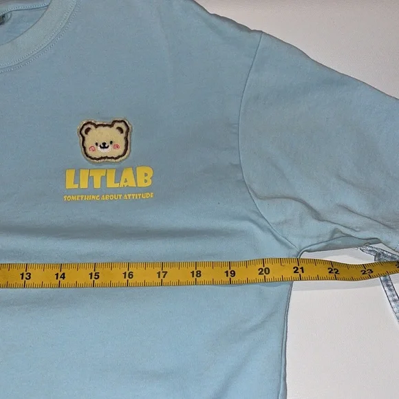 LITLAB something about attitude T-SHIRT M - Picture 13 of 17